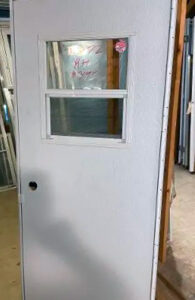 Exterior door.